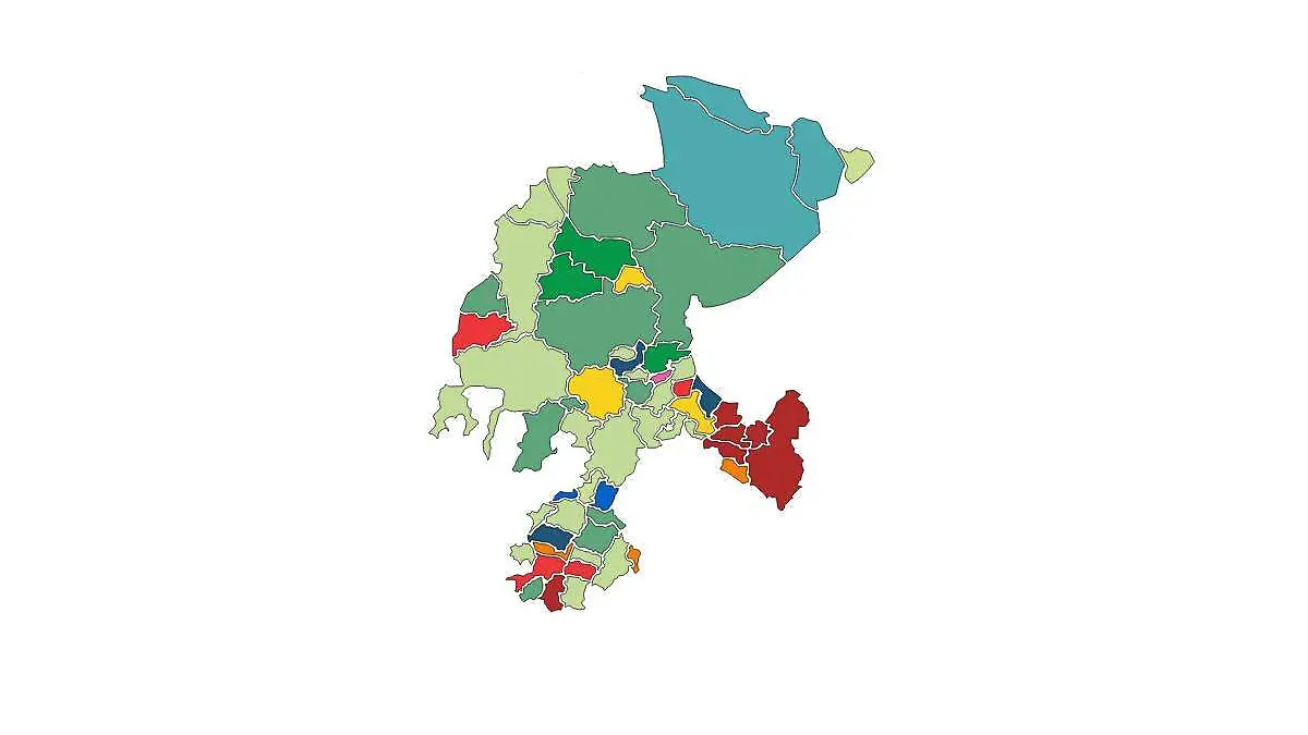 Mapa elecciones ayuntamientos